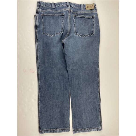 Duluth Trading Co Flex Ballroom Jeans Men’s 38x30 Straight Leg Cotton Stretch - Picture 3 of 11